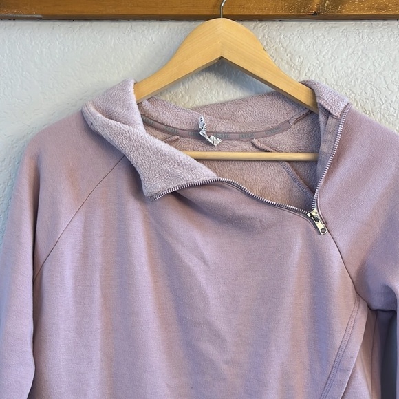 RBX zip up sweater fuzzy blush pink size small - Picture 5 of 12